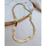 Double Herringbone Necklace