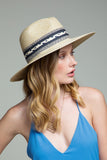 Indigo Straw Hat