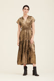 Golden Holiday Dress