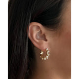 Perfectly Pearl Hoop Earrings