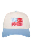American Flag Vintage Trucker Hat