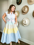 Spring Stripes Dress