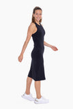 Racerback Body Con Midi Dress
