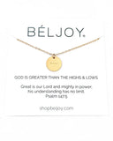 God is Greater Coin Necklace