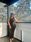 Charcoal Midi Tank Dress