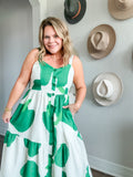 Painted Palms Dress