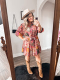 Falling For Paisley Dress