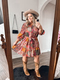 Falling For Paisley Dress