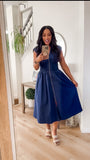 Navy Audrey Dress