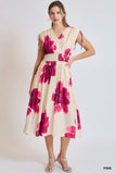 Bloom Midi Dress - Pink