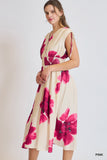 Bloom Midi Dress - Pink