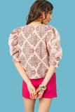 Blushing Vintage Top