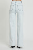 Acid Wash Wide Leg Jean