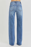 Perfect Wide Leg Tummy Control Risen Jeans