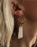 Callum Charm Hoop Earrings