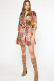 Falling For Paisley Dress