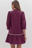 Plum Perfect Dress