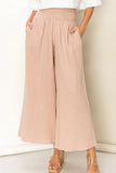 Breezy Wide Leg Pants in Mocha