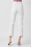 White Straight Fit Jeans