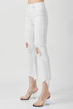 White Straight Fit Jeans