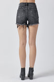 Black Denim Stevie Shorts