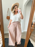 Breezy Wide Leg Pants in Mocha