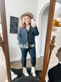 Black Coated Skinny Jean