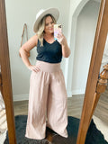 Breezy Wide Leg Pants in Mocha