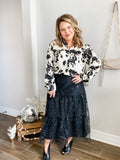 Starry Nights Skirt in Black