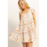 Layla Floral Tie Strap Dress