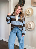 Soft Rugby Sweater - Blue