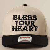 BLESS YOUR HEART Embroidery Trucker Hat