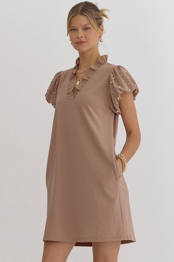 Mocha Pearl Dress