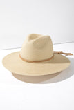 Double Trouble Straw Hat with Suede Band