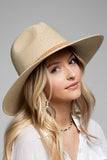 Double Trouble Straw Hat with Suede Band