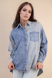 Block It Washed Chambray Shirt