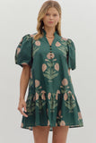 Evergreen Blooms Dress
