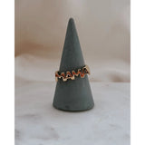 Mama Adjustable Gold Plated Ring