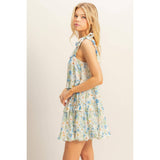Layla Floral Tie Strap Dress