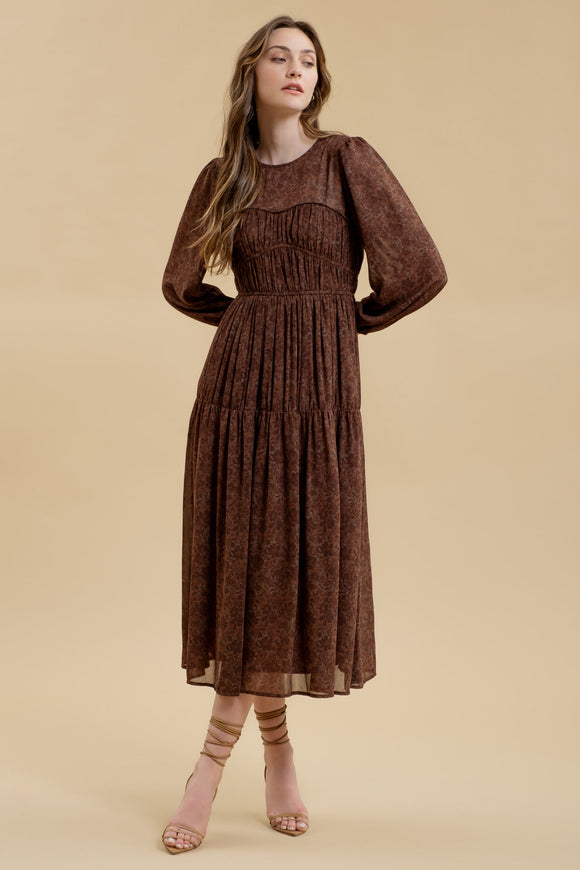 Laurel Brown Dress