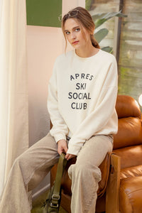 Apres Ski Sweatshirt Cream