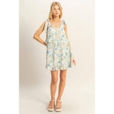 Layla Floral Tie Strap Dress