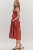 Autumn Meadows Scalloped Dress