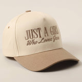 Just A Girl Who Loves Jesus Trucker Hat