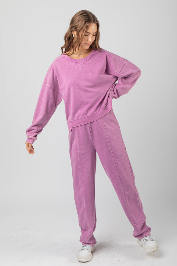 Lilac Washed Cozy Set