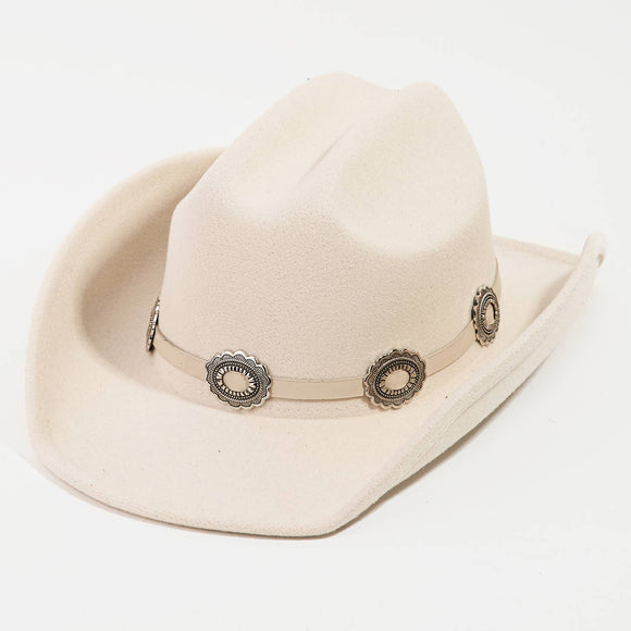Western Disc Strap Cowboy Hat