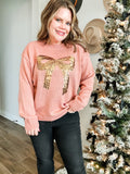 Blushing Bow Sweater