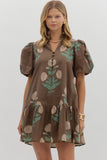Chocolate Blooms Dress