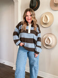 Soft Rugby Sweater - Blue