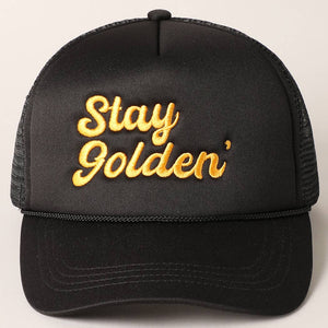 Stay Golden Trucker Hat